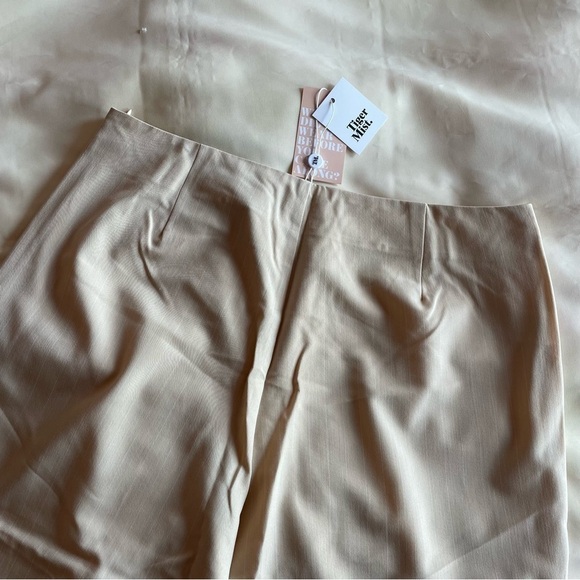 NEW! Tigermist- Tan Pinstripe Straight Leg Mid Rise Brayden Pant Size XL NWT - Picture 5 of 6
